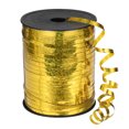 thumbnail image 1 of 500 Yards Glitter Curling Ribbon Crimped Balloon String Metallic 3/16", Gold, 1 of 6
