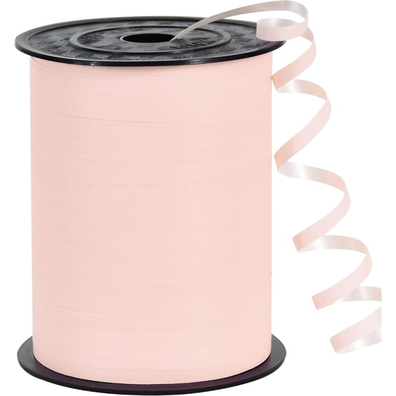 500 Yards Matte Baby Pink Curling Ribbon-Balloon String for Art&Craft Decor,Gift Wrapping,Ribbons and Bows for Girl's Baby Shower Wedding Valentines Mother's Day Supplies (Baby Pink)