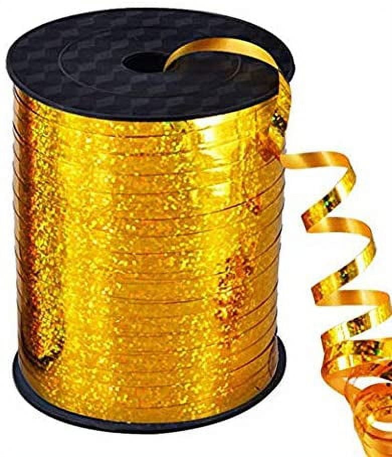 Realhomelove Gift Wrapping Ribbon,10 Yards Crimped Curling Ribbon Balloon  Ribbon Gift Wrap Ribbon Balloon String Shiny Wrapping Ribbon for Crafts,  Mothers Day, Birthday, Wedding, Party Decoration 