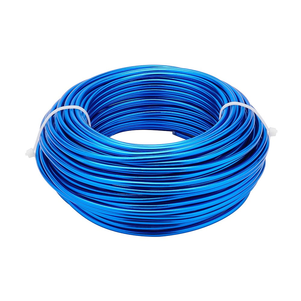 500 g Round Aluminum Wire for Jewelry Making Royal Blue 7 Gauge 3.5mm 65.61 Feet(20m)/500g