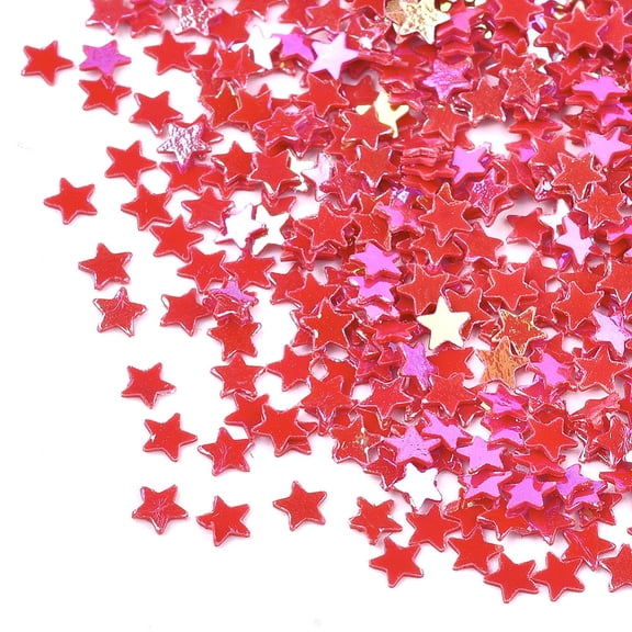 500 g Shining Nail Art Glitter Manicure Sequins DIY Sparkly Paillette Tips Nail Star Red 2.5x2.5x0.3mm