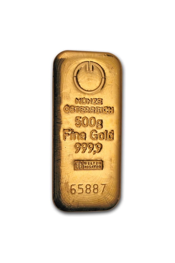 500 gram Gold Bar - Austrian Mint (Cast)