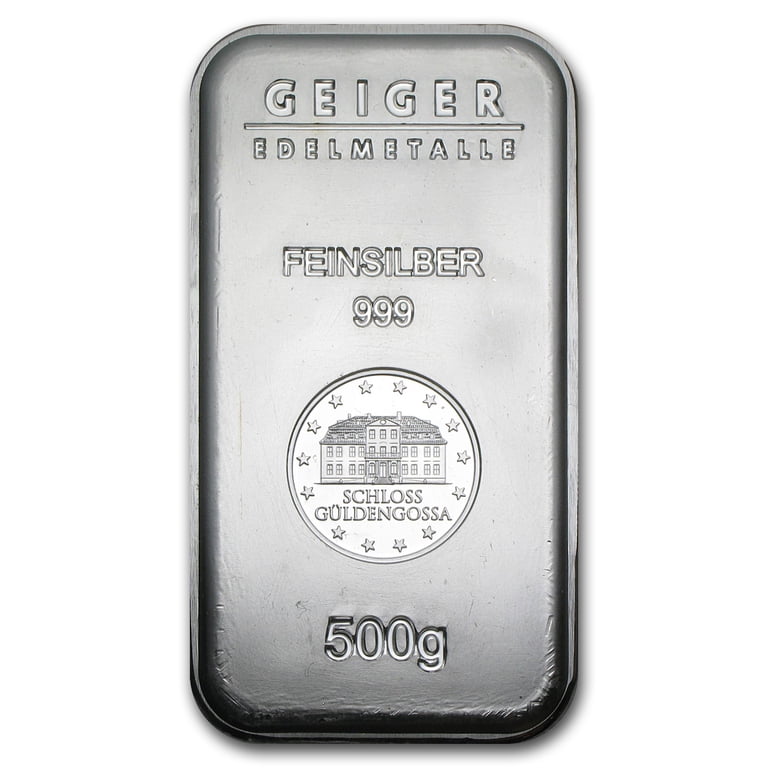 500 gram Silver Bar - Geiger (Security Line Series) - Walmart.com