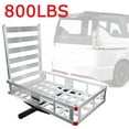 thumbnail image 1 of 500 lb Low-Angle Slope Ramp Carrier, Anti-Slip Traction Surface, Truck/RV Hitch Platform, ATV & Snowmobile Transporter​, 1 of 8