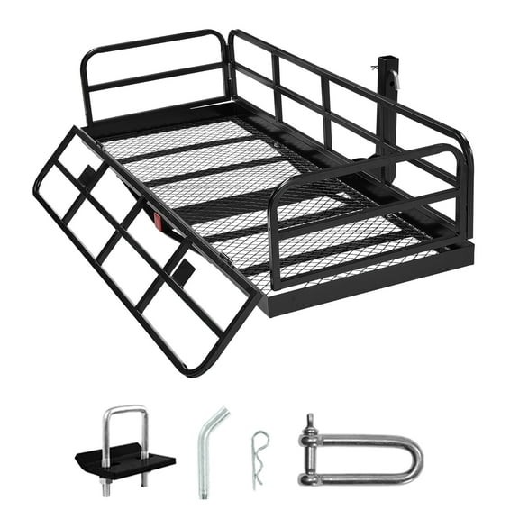 500 lbs Hitch Cargo Carrier Folding Hitch Cargo Carrier for 2" Receiver