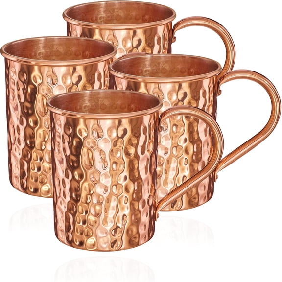 500 ml Pure Copper Moscow Mule Mugs Set of 4