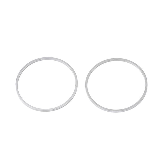 500 pc 304 Stainless Steel Linking Ring Stainless Steel Color 30x1mm Inner Diameter: 28mm