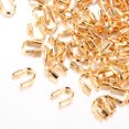 thumbnail image 1 of 500 pc Brass Wire Guardian Nickel Free Real 18K Gold Plated 4.5x4x1mm Hole: 0.5mm, 1 of 3