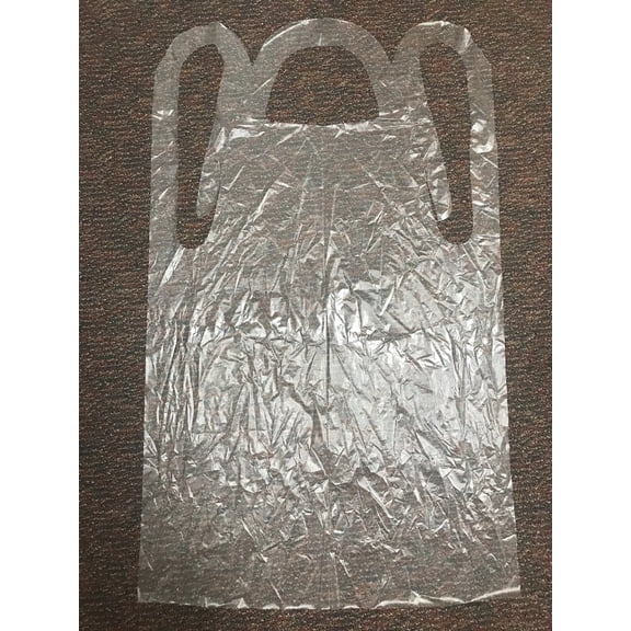 500 pc, DA2846/430C Clear Poly Apron (50 pc/bag, 10 bag/case)