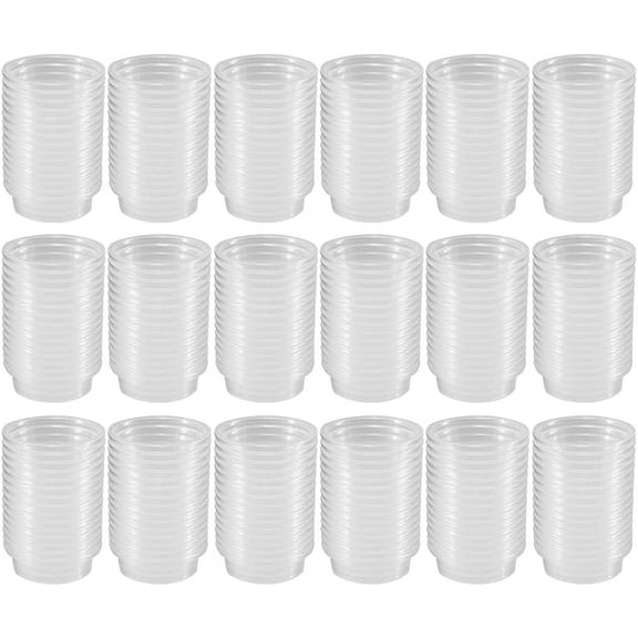 500 pcs 0.5oz Cups, Crested Gecko Food and Water Feeding Cups, Reptile Feeder Bowls, for Lizard and Other Small Pet Ledge Accessories Supplies
