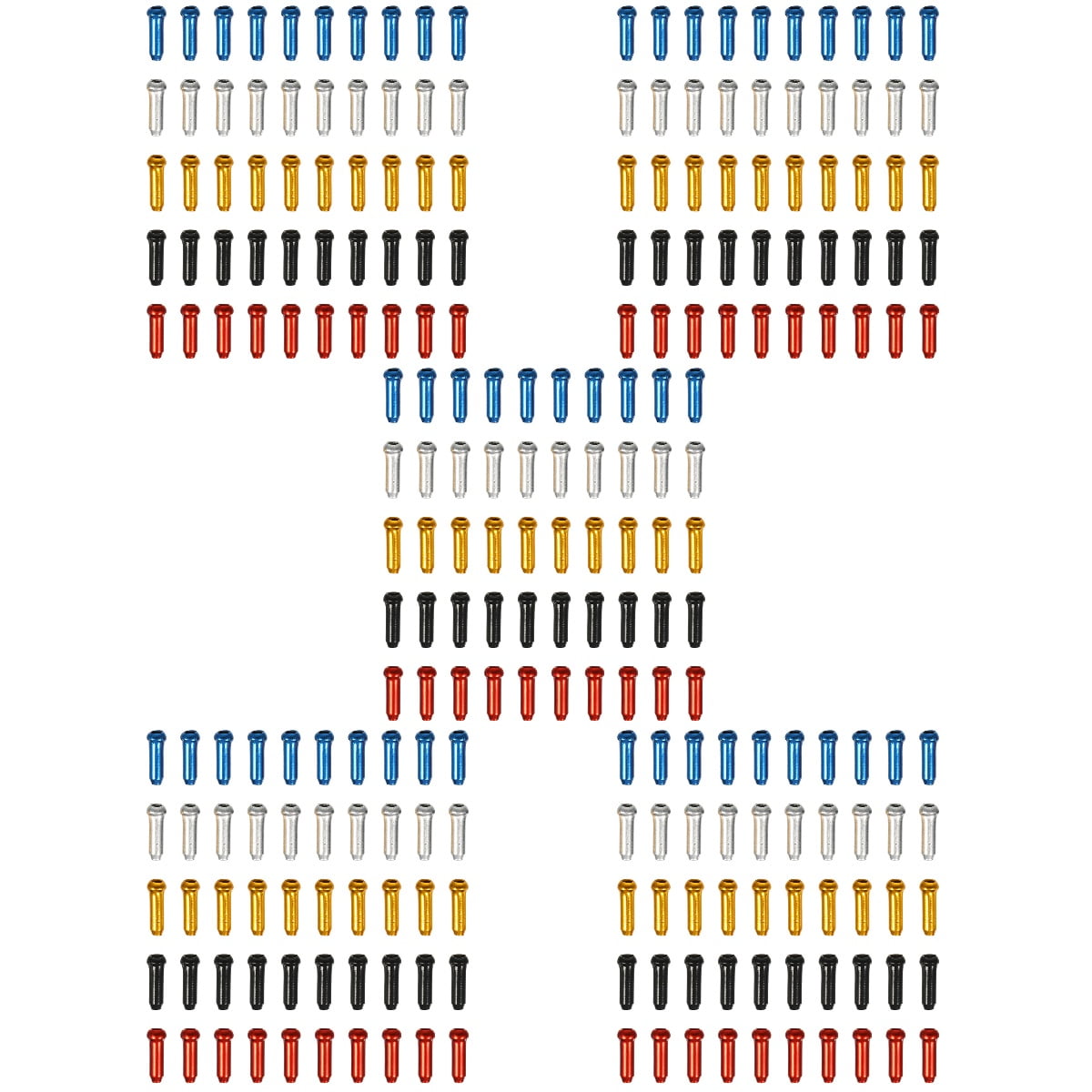 500 pcs Bike Cable End Caps Cable End Crimps Cable Caps for Bike