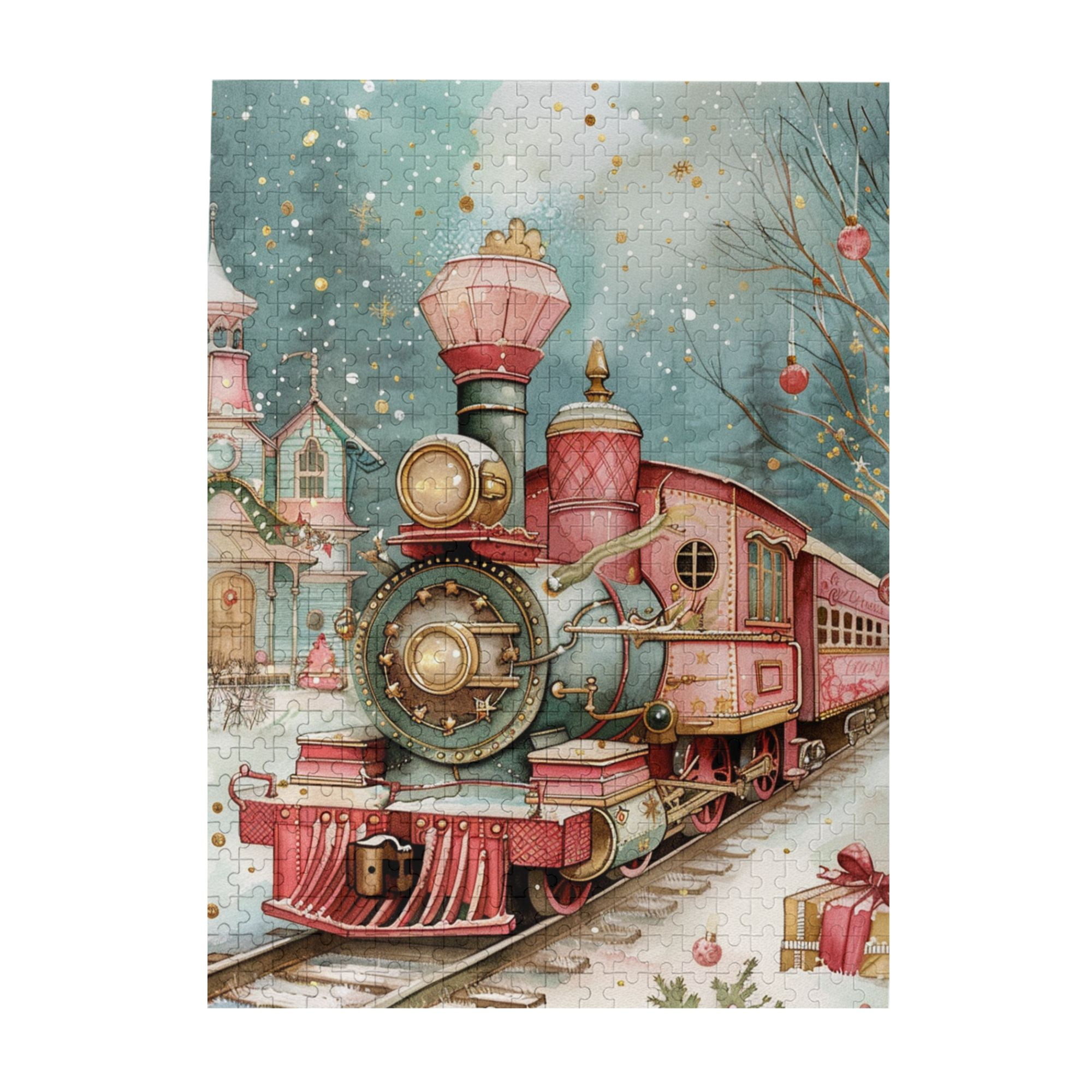 500 pcs Classic train jigsaw puzzles 500 pieces Stunningly Vibrant 500 pcs Classic train jigsaw puzzles 500 pieces Stunningly Vibrant