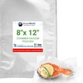 thumbnail image 1 of 500 pcs Clear 8" x 12" Quart, 3 mil Vacuum Chamber Sealer Pre-Cut Bags BPA Free Great for Food Vac Storage, 1 of 8