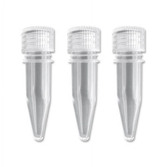 500 pcs, Conical Microcentrifuge Tubes 0.5 mL Screw Cap, Dnase & Rnase Free EXP 3/28