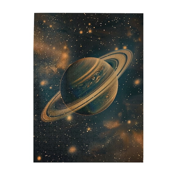 500 pcs Cosmic Planet Wooden puzzles for adults 500 pieces,Unique Artwork for Adults,Classic Cosmic Planet Funny Puzzle 500 Piece,Creative Activity Hobbies for Adults,for Space Enthusiast Gifts