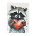 thumbnail image 1 of 500 pcs Love Of Little Raccoon 500 Piece Vibrant Jigsaw Puzzle,Unique Artwork For Animal,Challenging Brain Exercise,Enchanting Animal Raccoon Modern Art Wooden Puzzles,For Raccoon Enthusiast Gift, 1 of 6