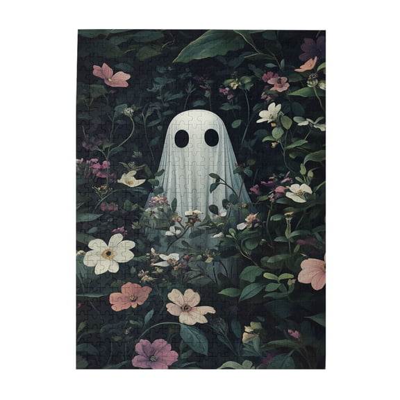 500 pcs Phantom in the Flowers puzzles for adults 500 pieces,Wooden High difficulty puzzle,Funny Phantom in the Flower Modern Style Puzzle,Impossible Hard Difficult Challenging Puzzles for Adults