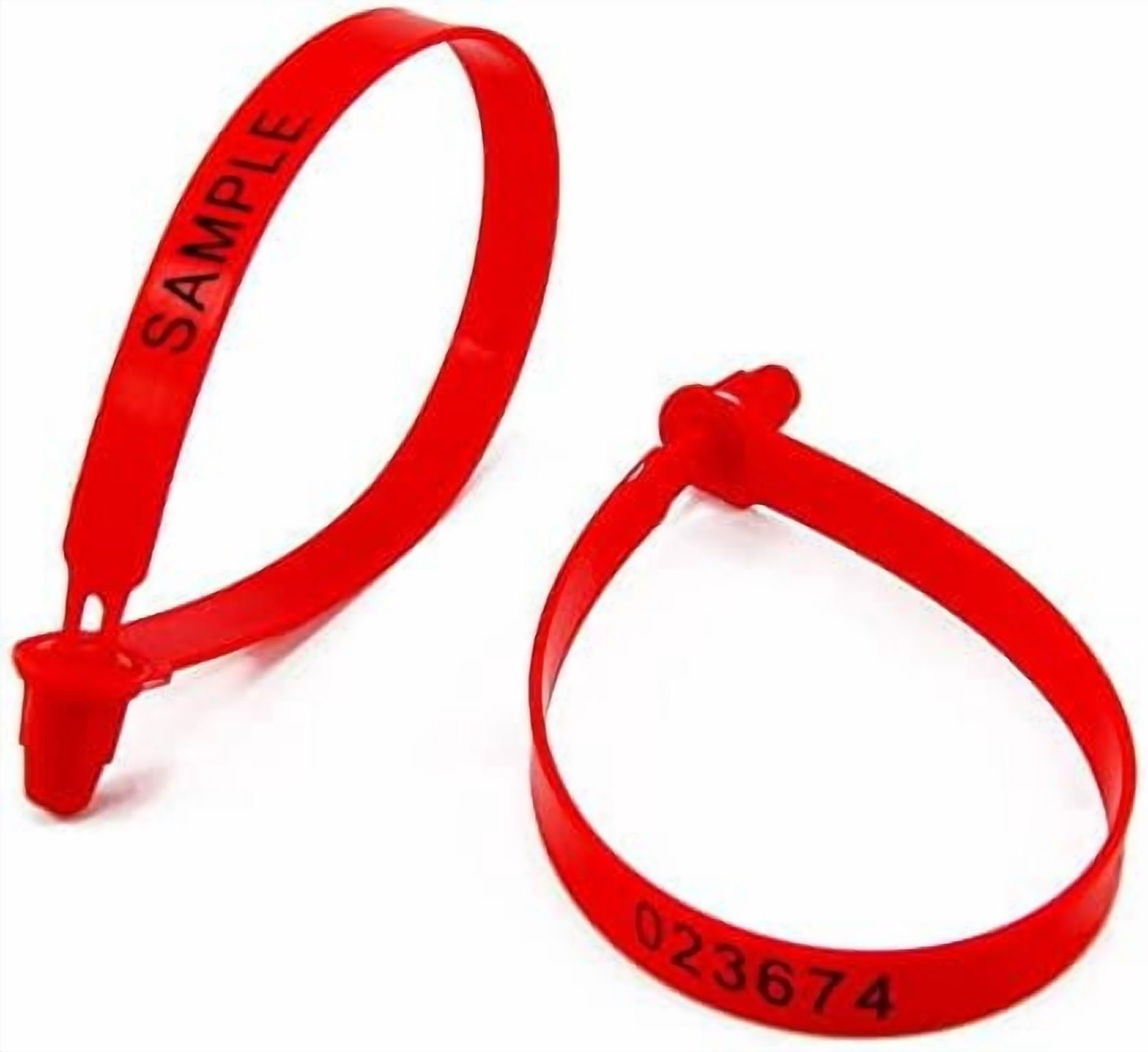 Aazon.co: 200PCS RED Tite-Lock Plastic Tractor Truck Door Seal Taper Proof Security Tags - View #6