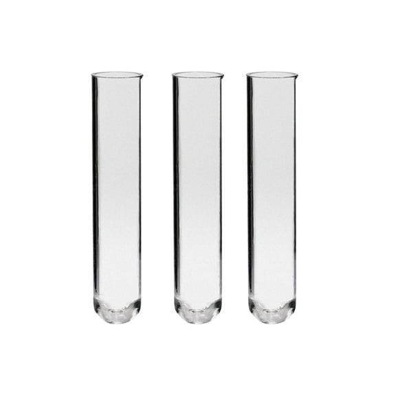 500 pcs Precision in Clear: 5 mL Polystyrene Test Tubes Rimless, 12X75 mm, EXP 07/2027