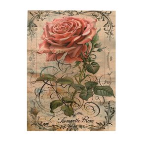 500 pcs Romantic Rose puzzles for adults 500 pieces,Challenging Brain Exercise,Stress relieving pleasure,Unique and Beautiful Design,Charm Rose Wooden Puzzle,Creative Activity Hobbies for Adults