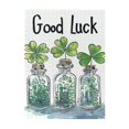 thumbnail image 1 of 500 pcs Shamrock Bottled Good Luck Slogan Jigsaw Puzzles 500 Pieces,Unique And Beautiful Design,Charm Shamrock Bottled Wooden Puzzle,Gift For Plant Lovers,Stress Relieving Pleasure,Relax Yourself, 1 of 6