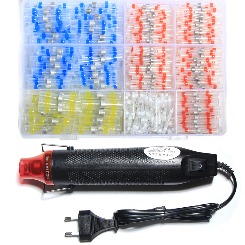 500 pcs. Waterproof Heat Shrink Connectors Butt Terminals Solder Seal Sleeve Wire