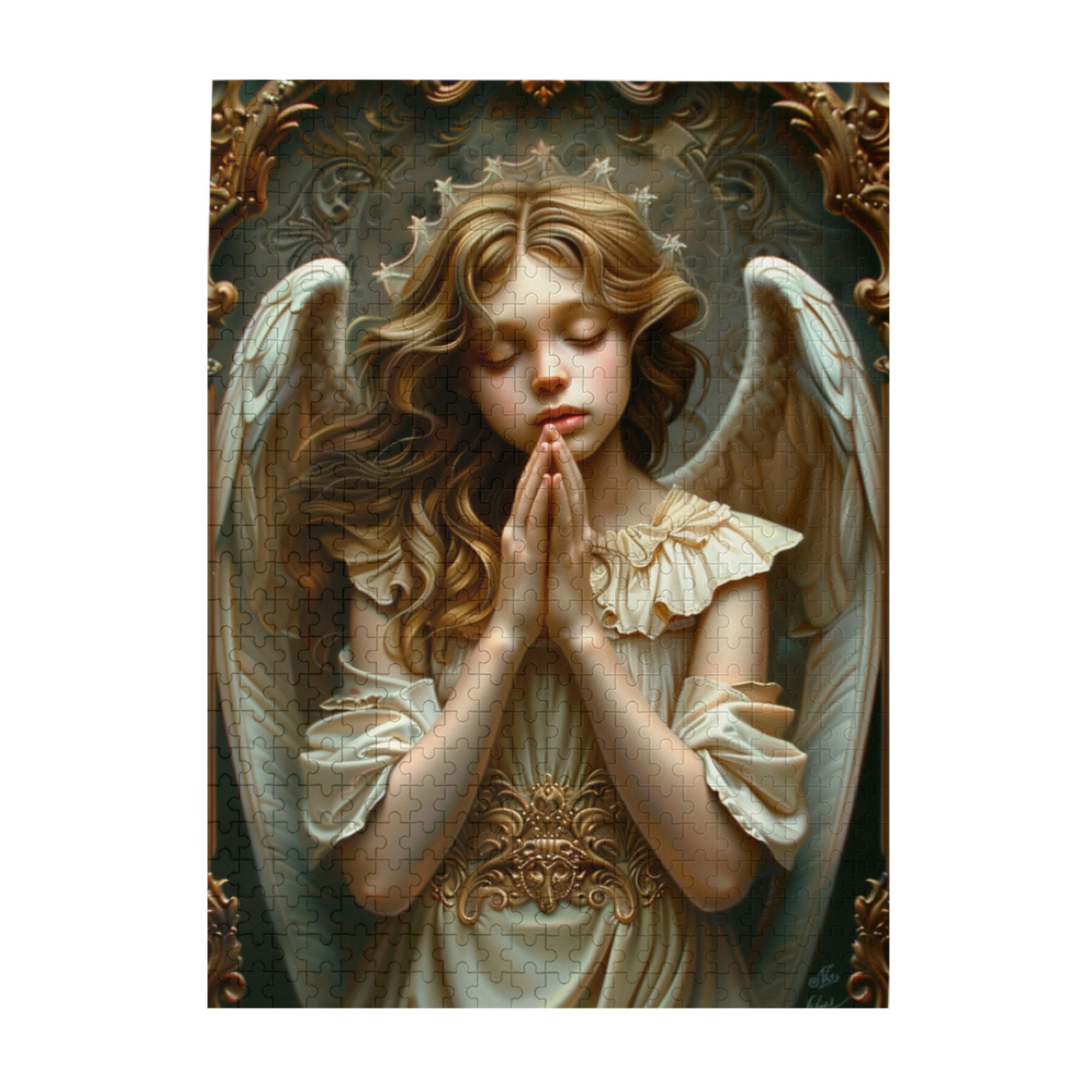 500 pcs beautiful angel praying jigsaw puzzles 500 pieces,Classic Art ...