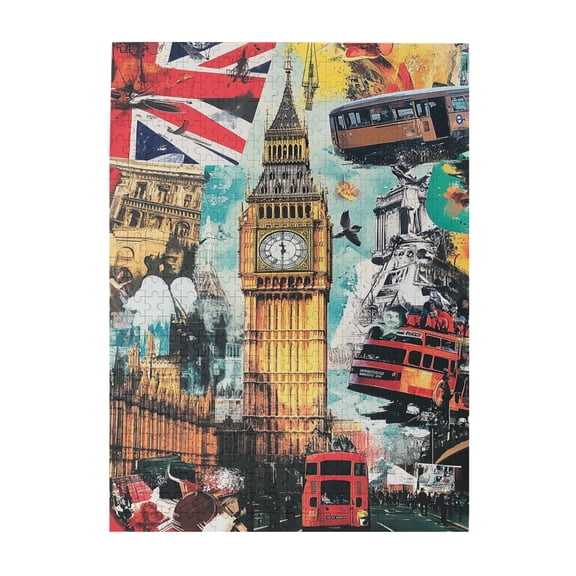 500 pcs travel round the world Wooden Puzzles 500 Piece,Vibrant Design,Stunning Artwork of travel round the world Puzzle 500 Piece,Stress relieving pleasure,for Travel enthusiasts,Relax yourself