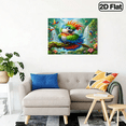 thumbnail image 1 of 500-piece horizontal paper jigsaw puzzle - Happy Parrot, size 20.5*15 inches., 1 of 9