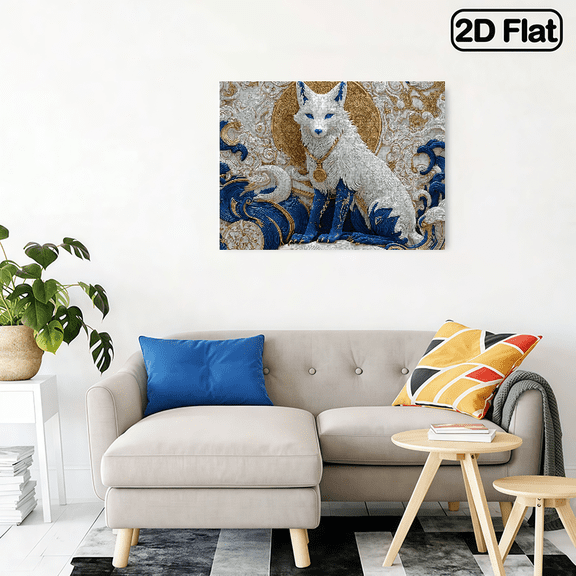 500-piece horizontal paper jigsaw puzzle - The Mysterious Nine-Tailed Fox, with dimensions of 20.5 * 15 inches.