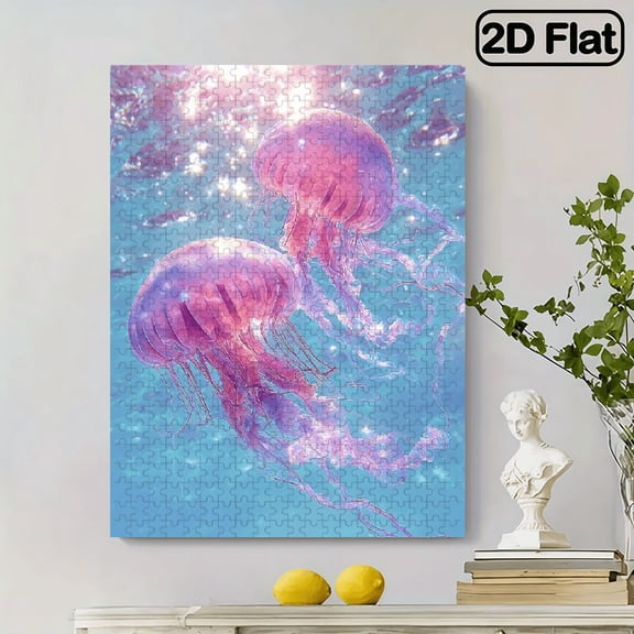 500 pieces Paper Jigsaw Puzzle 14.9x20.4in Home Decor, Large Size Diamond Art Set, Brain Challenge, Challenging Decorative Gift, Perfect Gift for Home Decor Relaxation, Ideal gift