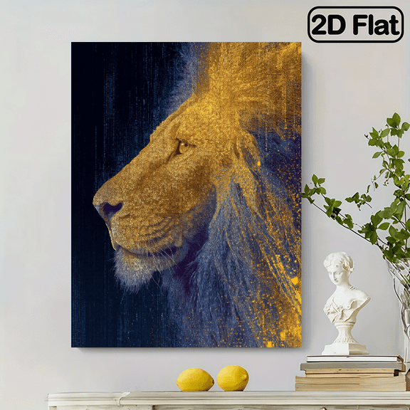 500 pieces of animal puzzle. A majestic lion. Interesting puzzle game. Educational toys. Unique creativity. The ideal gift for enthusiasts. 20.4 * 14.9 inches.