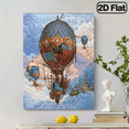 thumbnail image 1 of 500 pieces of vertical paper jigsaw puzzle - Cool flying spaceship, size 15*20.5 inches., 1 of 10
