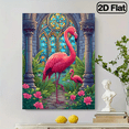 thumbnail image 1 of 500 pieces of vertical paper jigsaw puzzle - elegant and noble flamingo, size 15*20.5 inches., 1 of 10