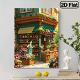 thumbnail image 1 of 500 pieces of vertical paper jigsaw puzzles - beautiful flower shop, size 15*20.5 inches., 1 of 10