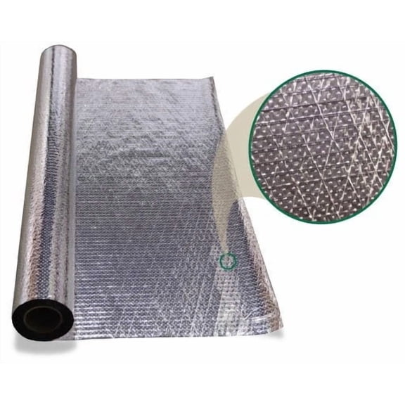 500 sqft Diamond Radiant Barrier Solar Attic Foil Reflective Insulation 4x125