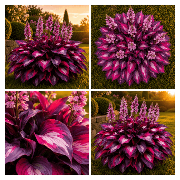 500 to 1,500pcs Perennial DyeColor Hostas for Planting-(Non-Artificial)-Easy grow fast sprout, cute planting decor, hardy & low maintenance