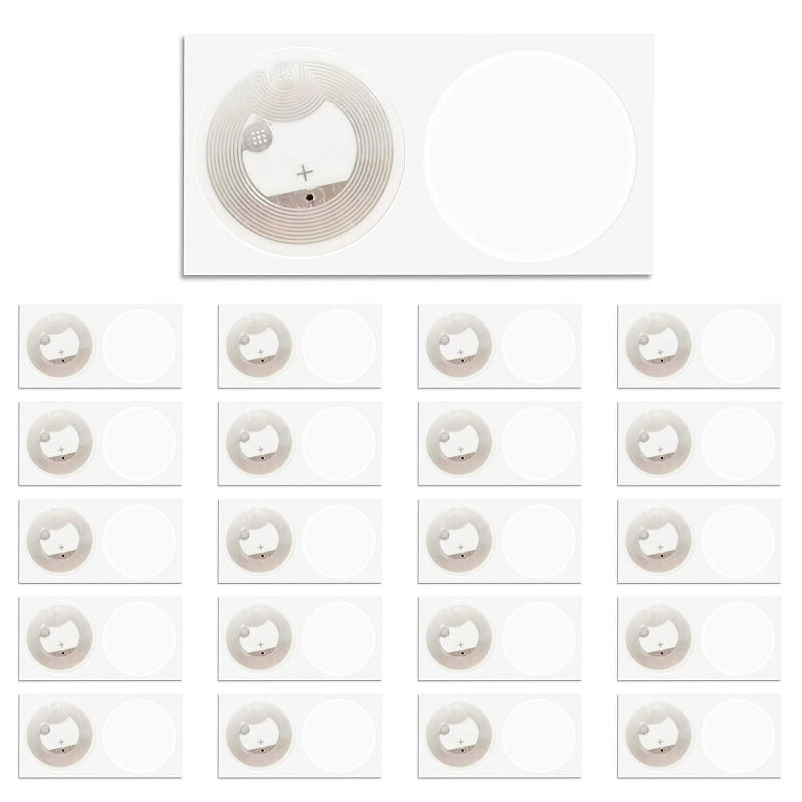 500Pcs NFC Ntag216 Sticker Ntag216 NFC Tags NFC 216 Tag Ntag216 NFC Cards 13.56Mhz NFC Tag Stickers 888 Bytes Memory