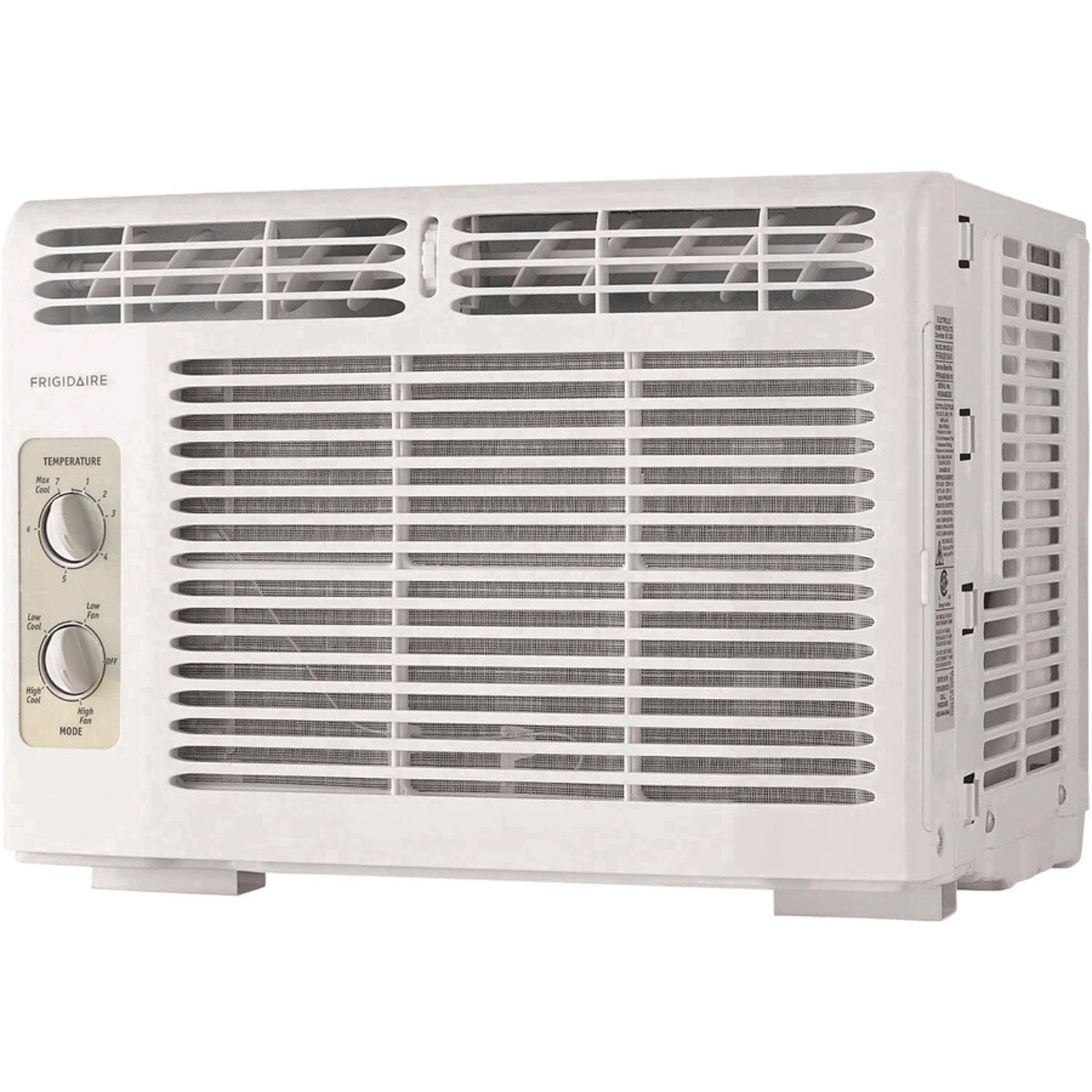Frigidaire 5,000 BTU Mechanical Window Air Conditioner, 250 Sq. Ft., 2-Speeds, White, FFRA051WAE