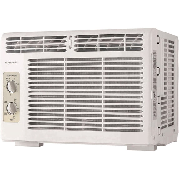 Frigidaire 5,000 BTU Mechanical Window Air Conditioner, 250 Sq. Ft., 2-Speeds, White, FFRA051WAE