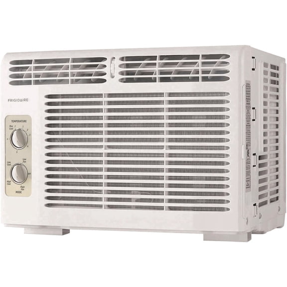 Frigidaire 5,000 BTU Mechanical Window Air Conditioner, 250 Sq. Ft., 2-Speeds, White, FFRA051WAE