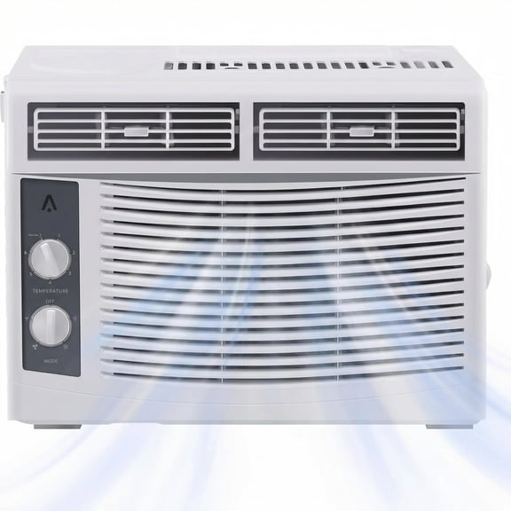 5000-BTU Window Air Conditioner, Small Window AC with Cooling & Fan Modes