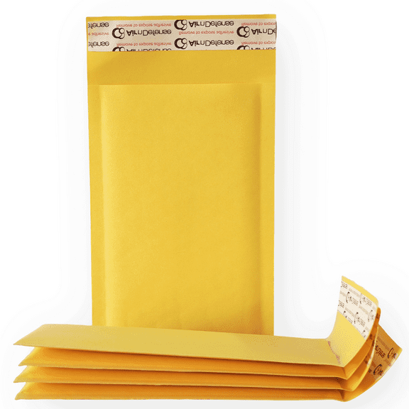 5000 Count #000 4x8 Kraft Bubble Mailers Protective Padded Envelopes Wholesale Bulk