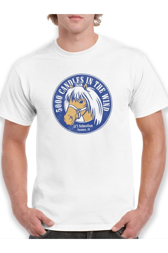 5000 Candles In The Wind T-Shirt Men Parks And Recreation, Male 4X-Large