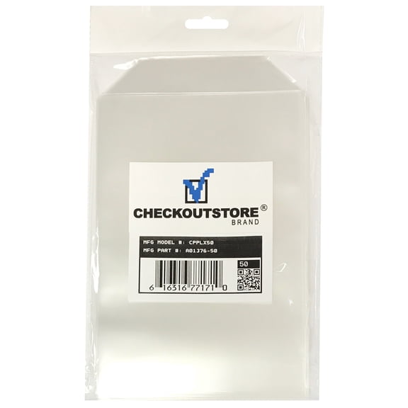 5000 CheckOutStore Stamp & Die Clear Storage Pockets (5 5/8 x 8 1/2)