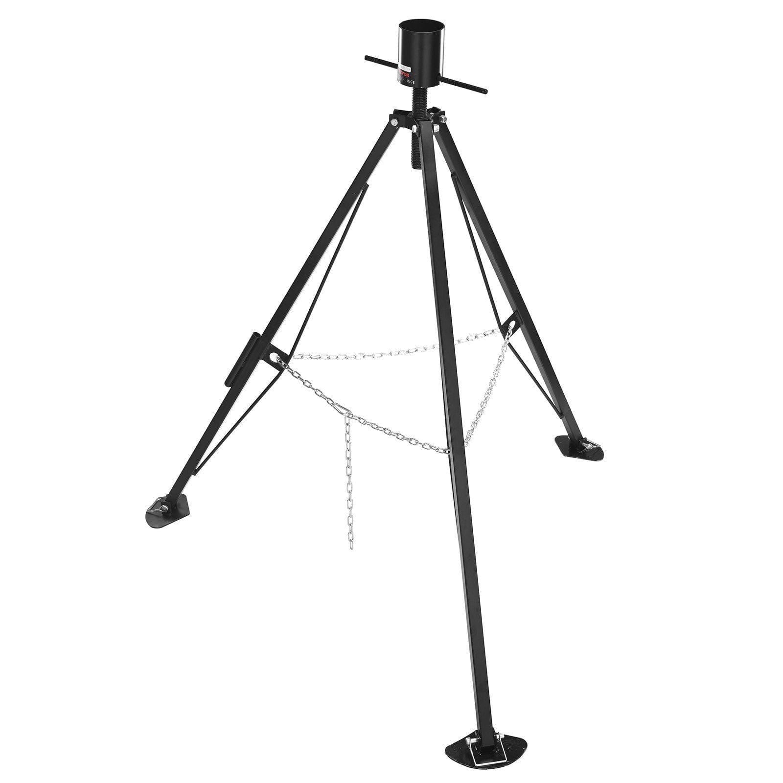 5000 LBS Capacity 5th Wheel Tripod Stabilizer, Adjustable 35"-57" Height, Heavy-Duty RV Trailer Jack for Campers & Gooseneck Trailers