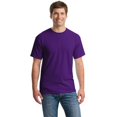 thumbnail image 1 of 5000 Mens Heavy 100 Percent Cotton T-Shirt, Purple - Medium, 1 of 1