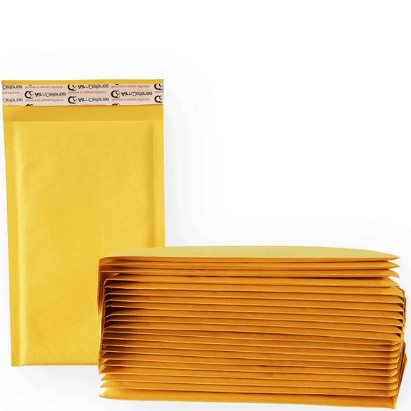 5000 Count #00 5x10 Kraft Bubble Mailers Padded Envelopes Max Protection for E-Commerce