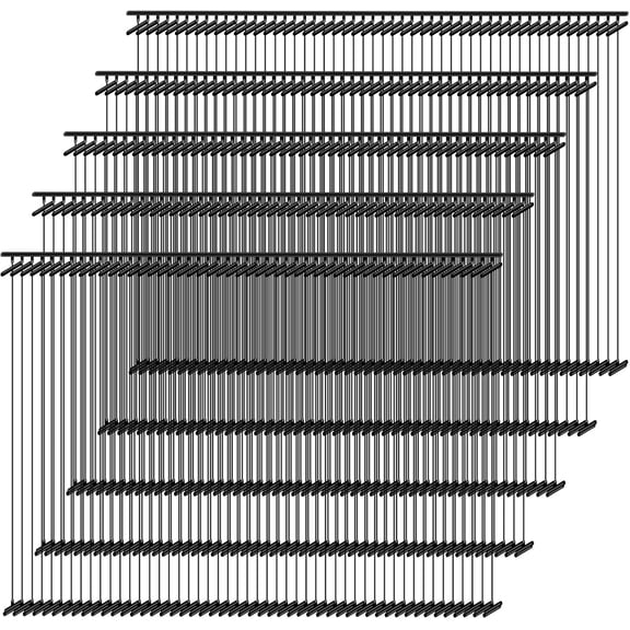 5000 Pieces Standard Tagging Fasteners Standard Tag Pins Plastic Regular Garment Clothing Price Tag Label Standard Tagging Barbs (Black, 3 Inches)