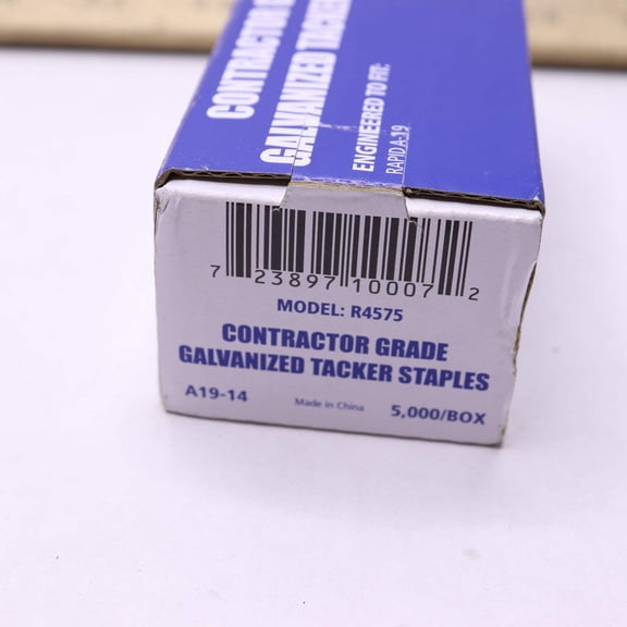 (5000-Pk) Tacker Staples Galvanized Steel 3/8" x 1/4" R4575